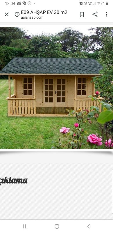 shedtr Ardiye Hobi Evi 94 Shed TR - Ardiye Ahşap Depo Hobi Evleri Rahat Kulübeler Resmi Distribütör